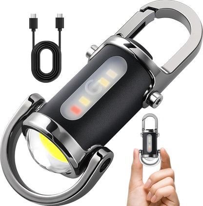 Rechargeable Keychain Flashlights,  Lumens EDC Mini Flashlights